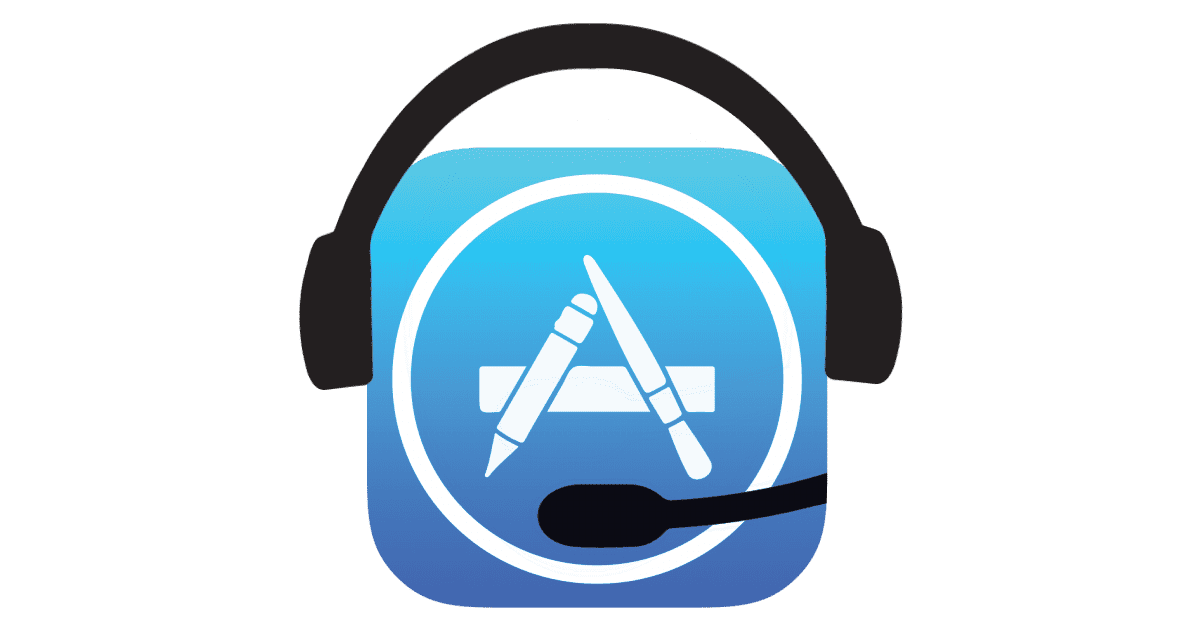 App Store icon with a customer support headset