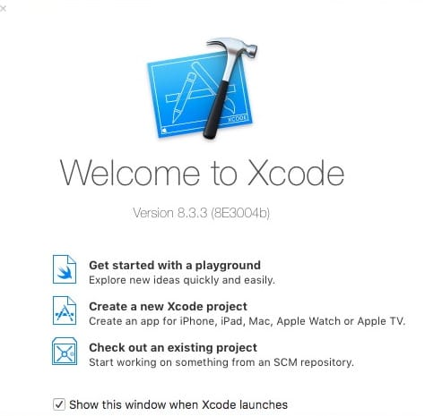Welcome to Xcode.