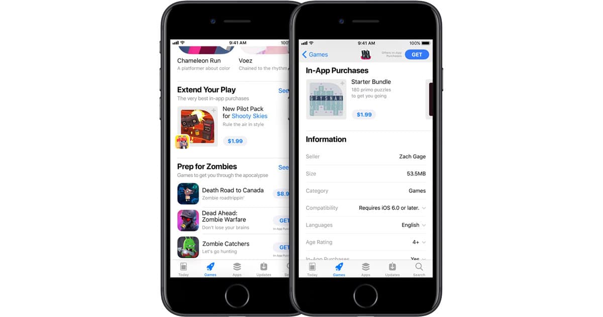 in-App Purchases on the App Store in iOS 11