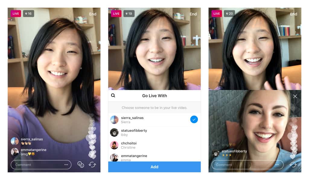 Instagram Testing Live Stories with Friends