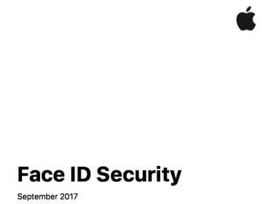 Apple's new Face ID Security White Paper.
