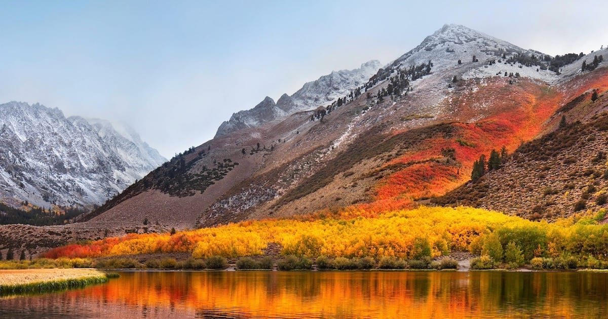 how to display macos high sierra download in the appstore