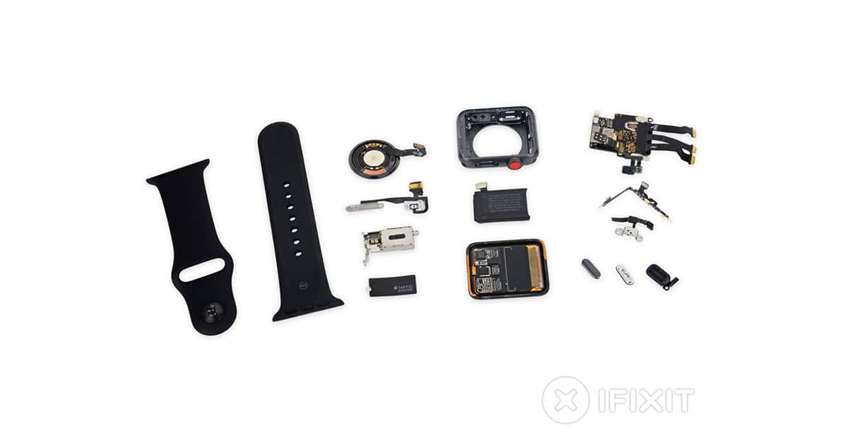 iFixit Apple Watch Series 3 Finds LTE with Series 2 Guts