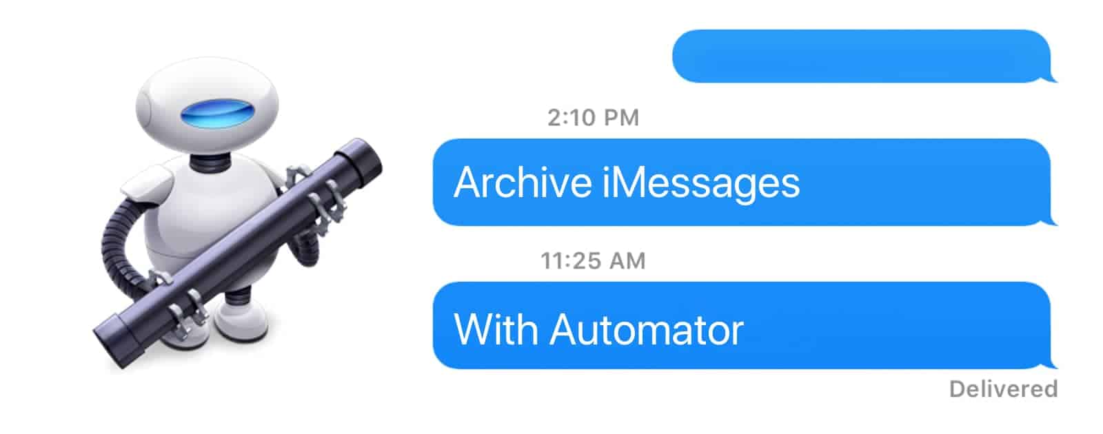 macOS: How to Archive iMessages with Automator
