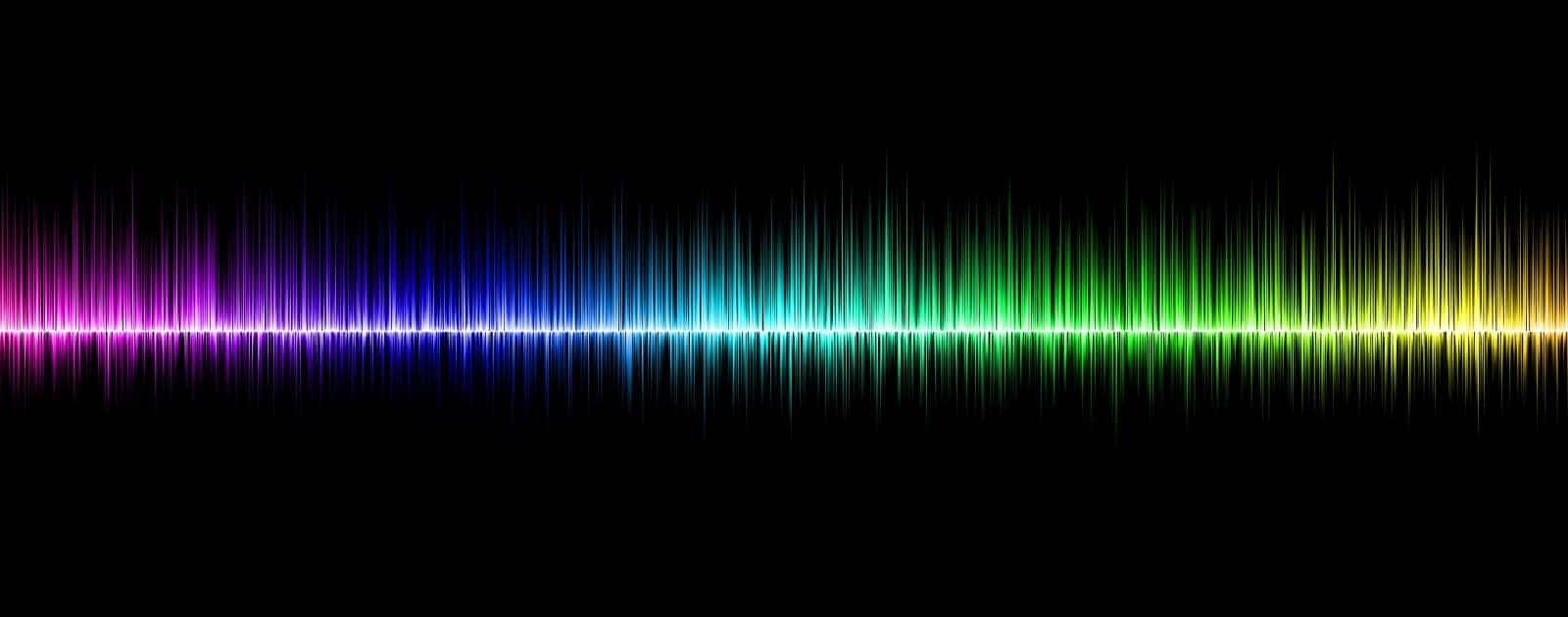 colorful sound waves colorful sound waves