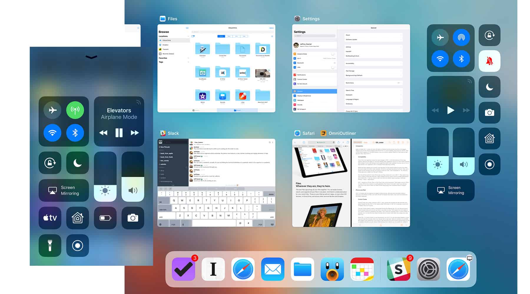 iOS 11 Control Center