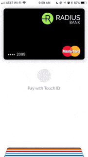 tell apple pay to use a different card