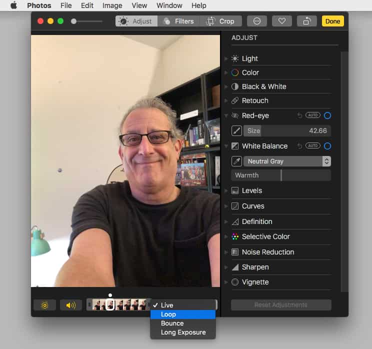 Edit Live Photos with wacky effects and (finally) choose the key photo. 