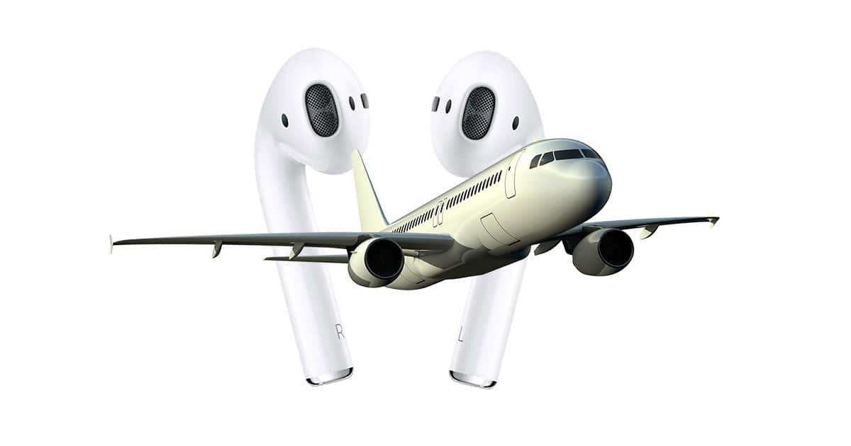 AirPods are OK for use on airplanes