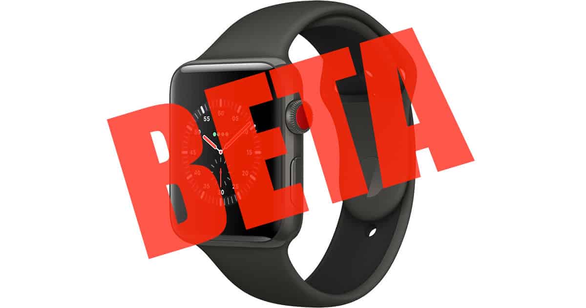 watchOS developer beta on Apple Watch