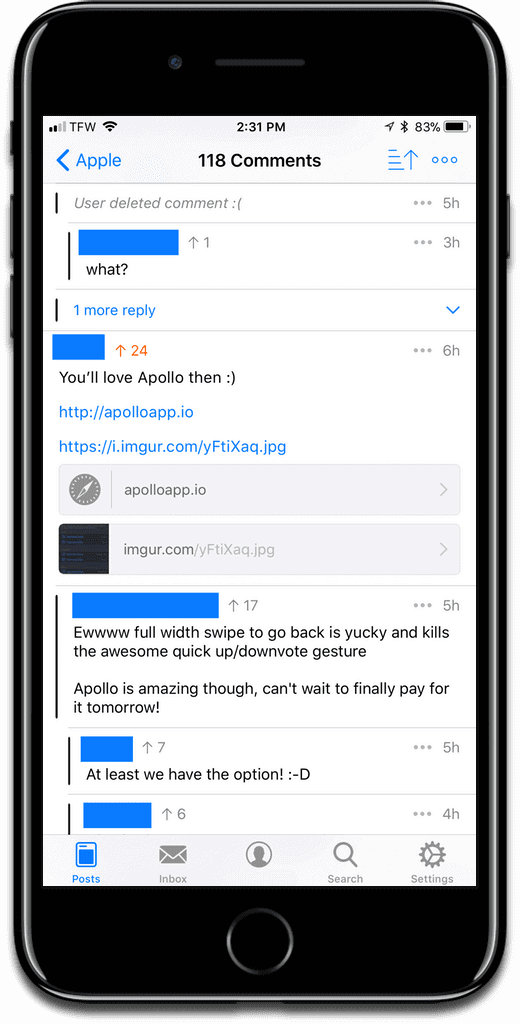 How to easily download GIFs from reddit on iOS