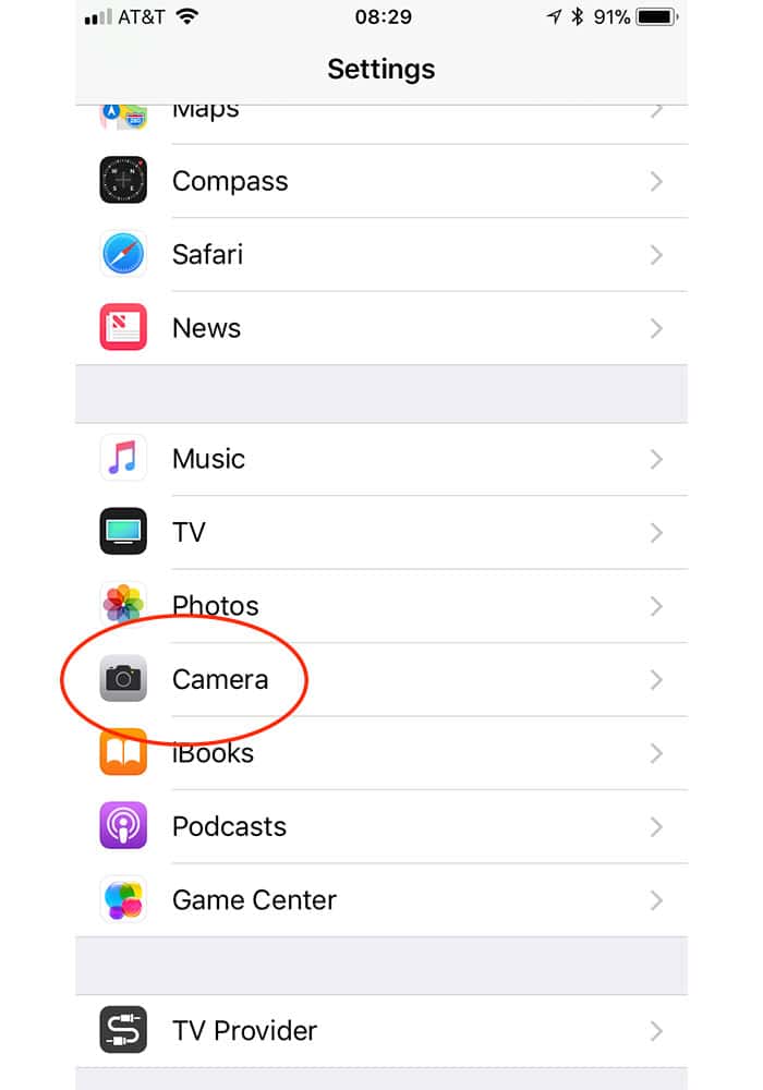 Go to Settings Camera to set HEIF format