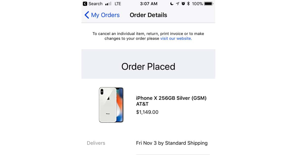 iPhone X Orders Arrive, Delivery Times Jump to 2-3 Weeks in Minutes [Update]