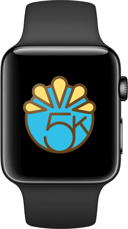 Image of the Apple Watch Thanksgiving Challenge badge.