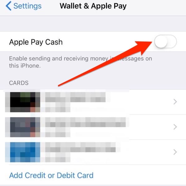 Apple Pay Cash - Setup Step 2