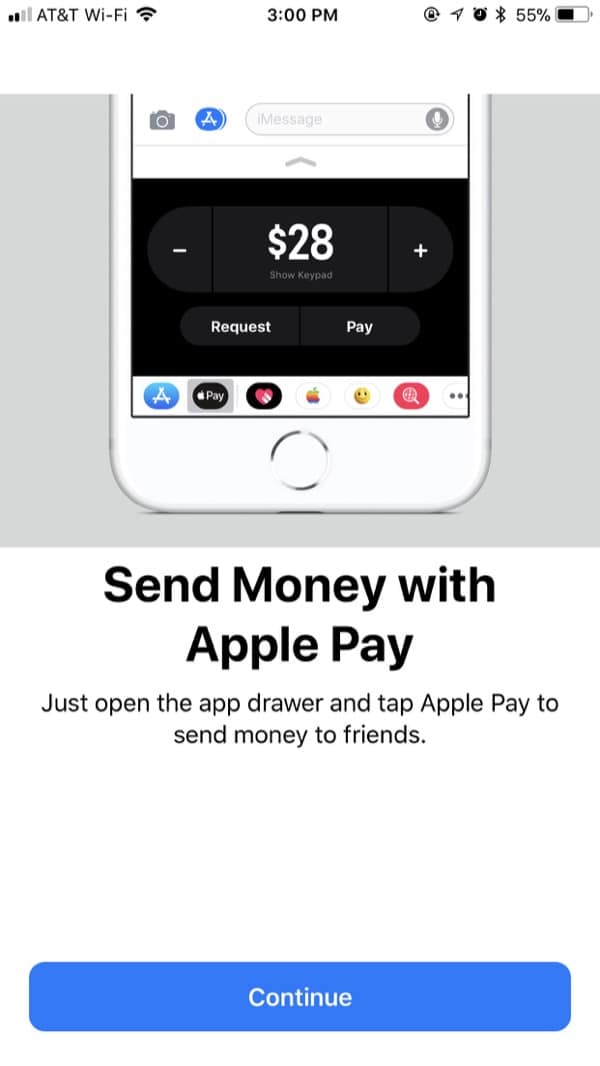 Apple Pay Cash - Using 1