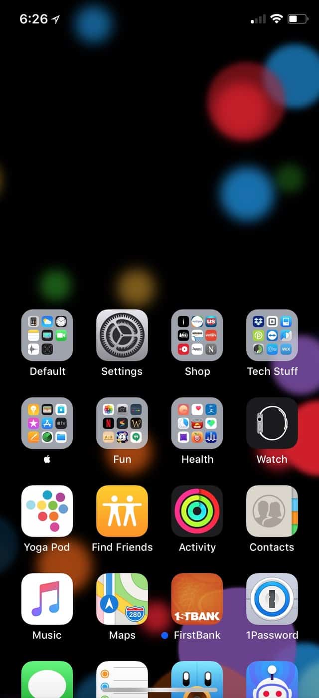 Swipe down on iPhone X to turn Reachability On