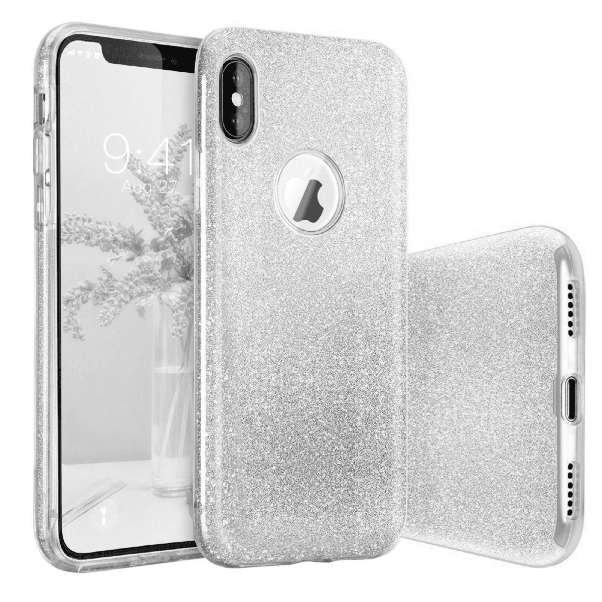 Basstop glitter iPhone X bling cases