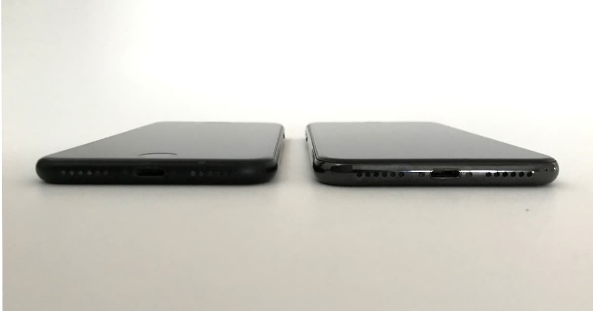 iPhone 7 and iPhone X edge comparison