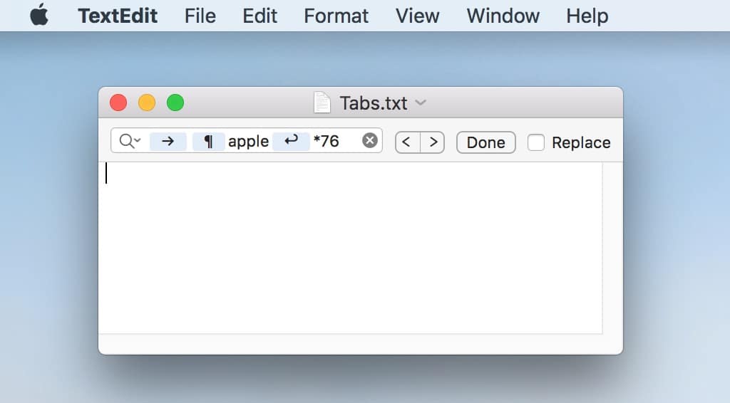 Complicated Pattern Searching in TextEdit lets you find and replace or remove content in documents