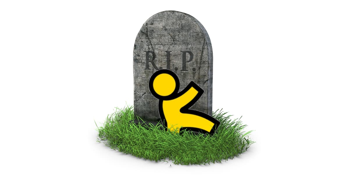 AOL Instant Messenger shut down on December 15th 2017