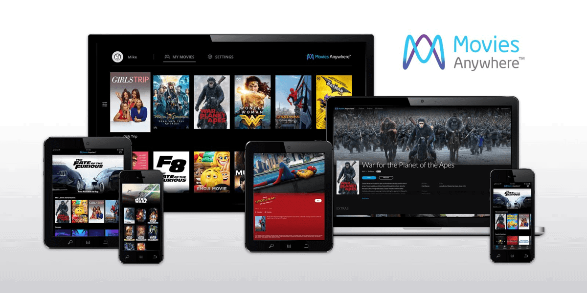 apple TV video streaming apps movies anywhere