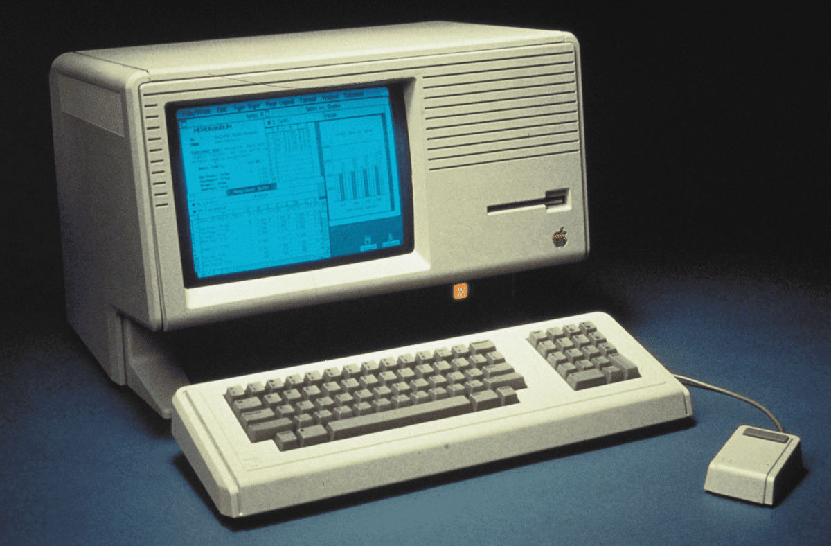 Image of the Apple Lisa computer.