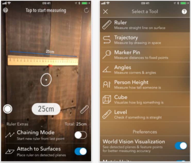 AR MeasureKit for iPhone
