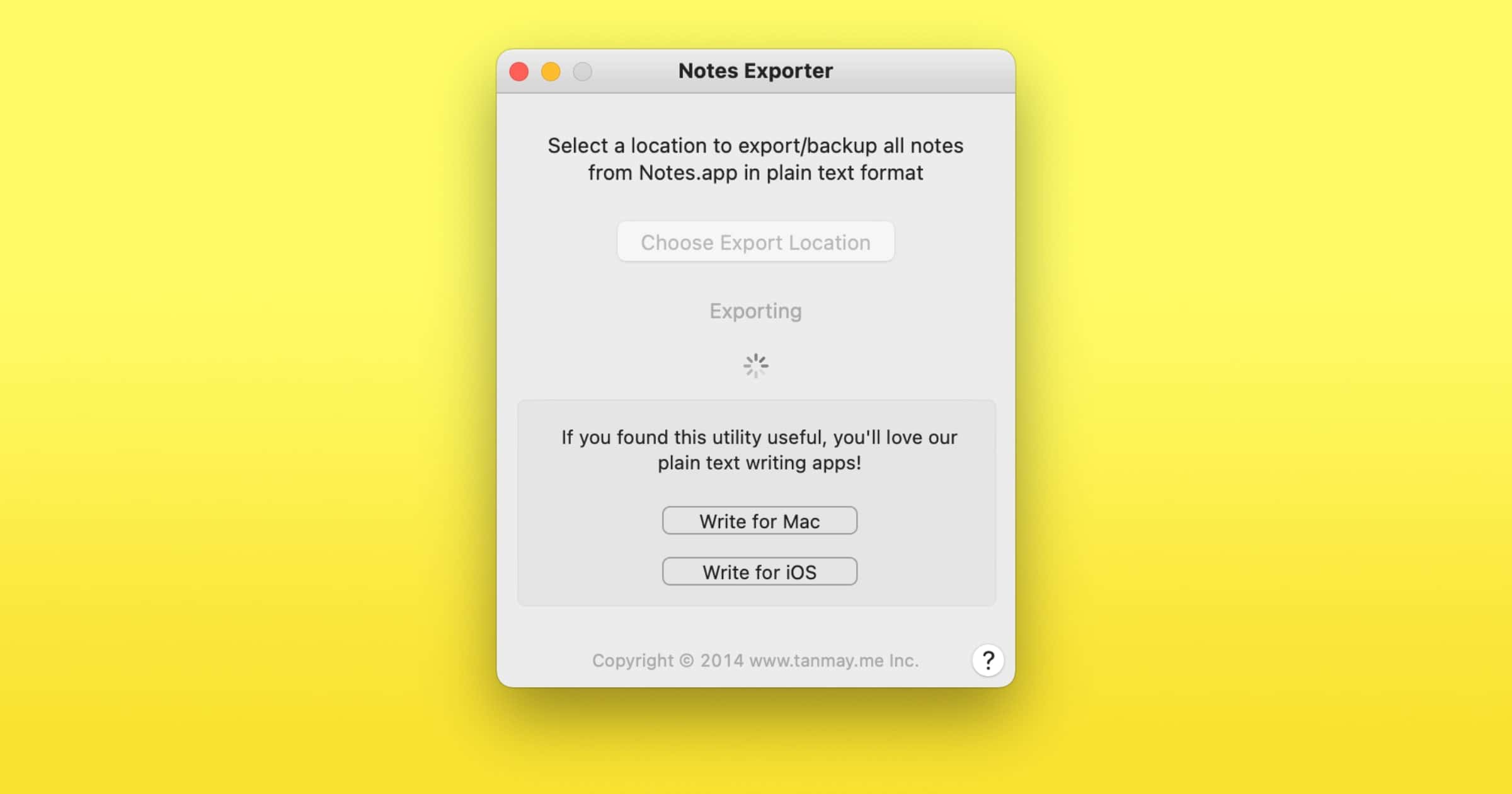 export apple notes
