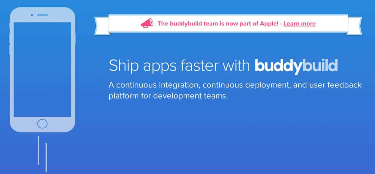Buddybuild Announces Apple Acquisition