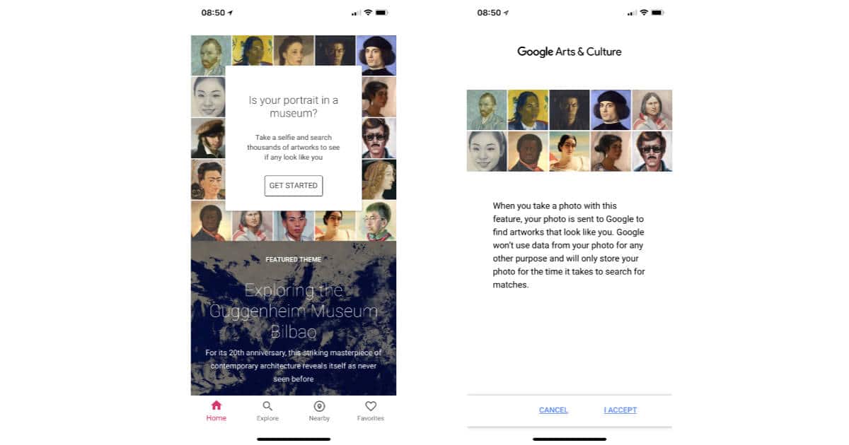 Google Arts & Culture apps searches museum portraits for your doppelgänger
