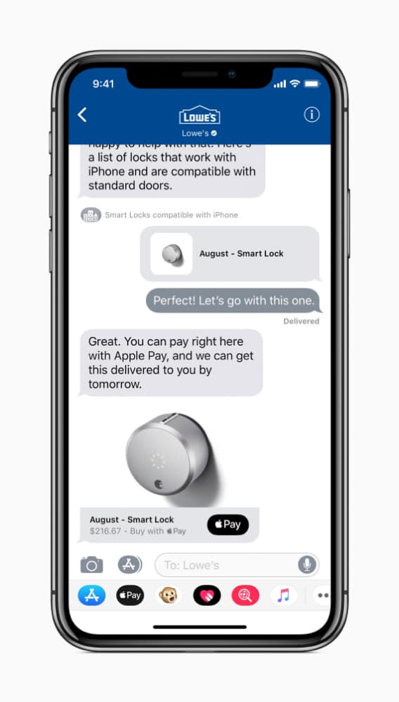 iOS 11.3 Business Chat
