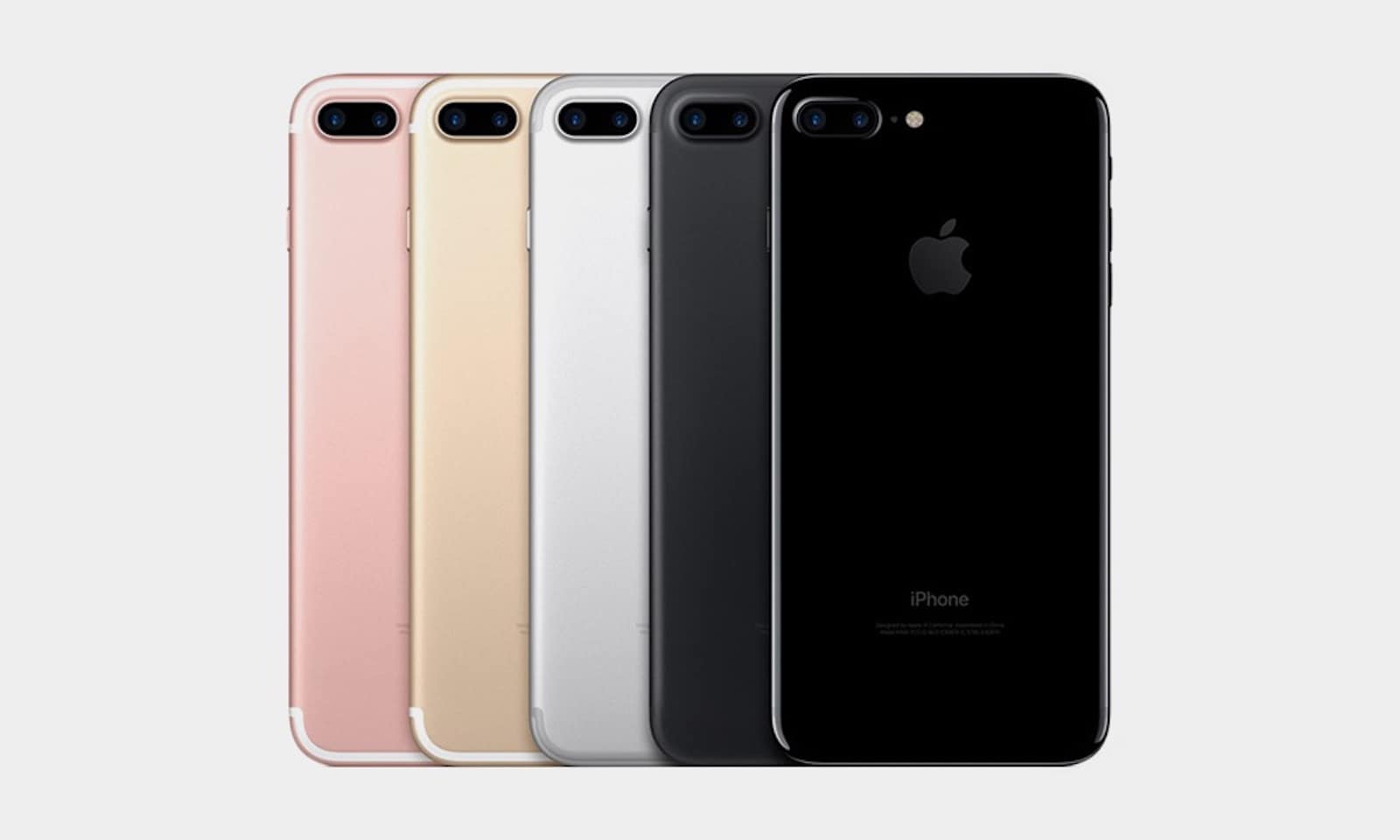 Image of iPhone 7 Plus models, which could be affected by iPhone 7 loop disease.