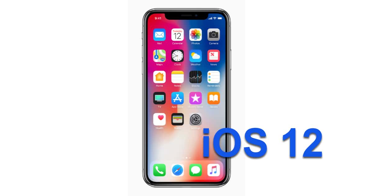 iOS 12 and iPhone X