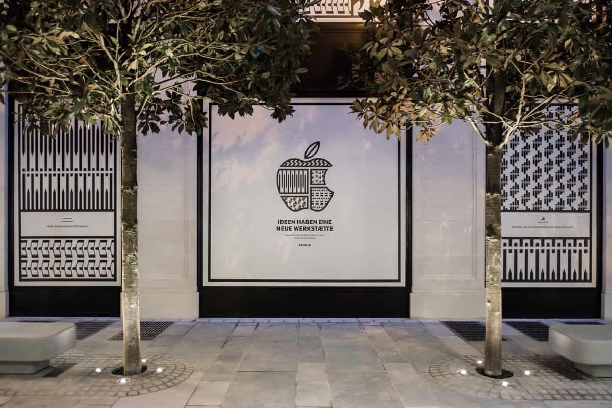 Image of Austrian Apple store. 