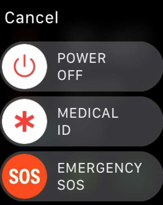 Power Off Apple Watch to restart problem apps