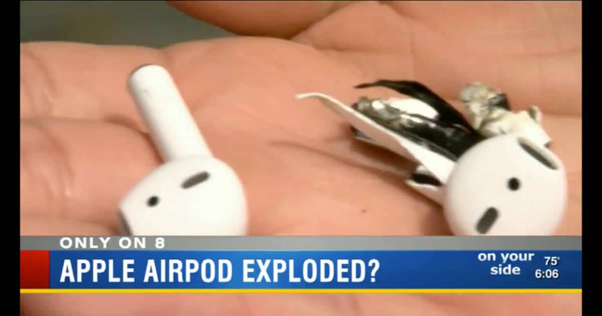 AirPods battery failure