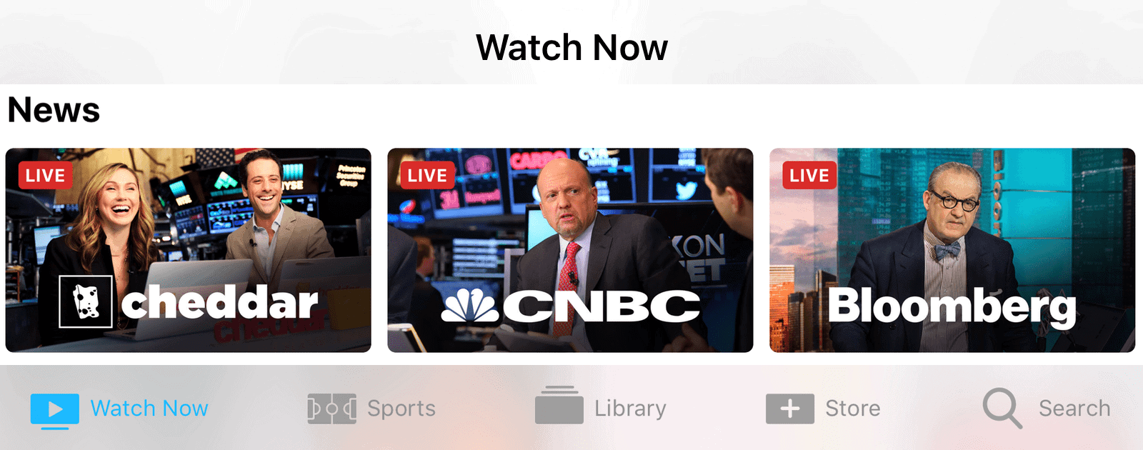 Apple Live News Section Now Available in TV App
