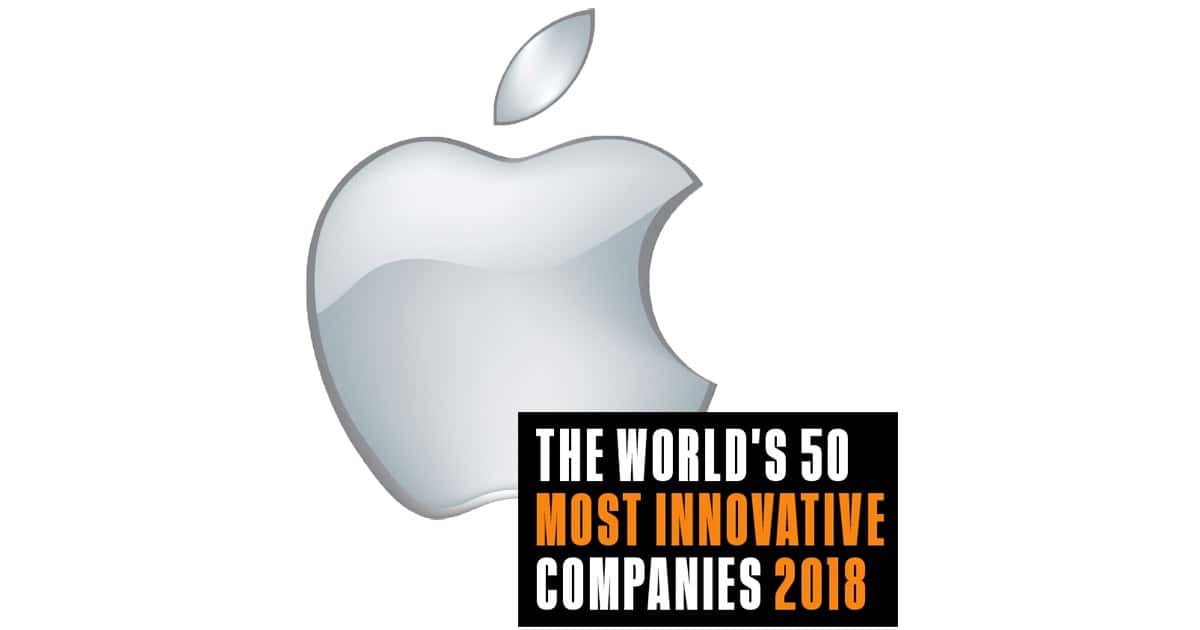 Apple Named Most Innovative Company in 2018 by Fast Company