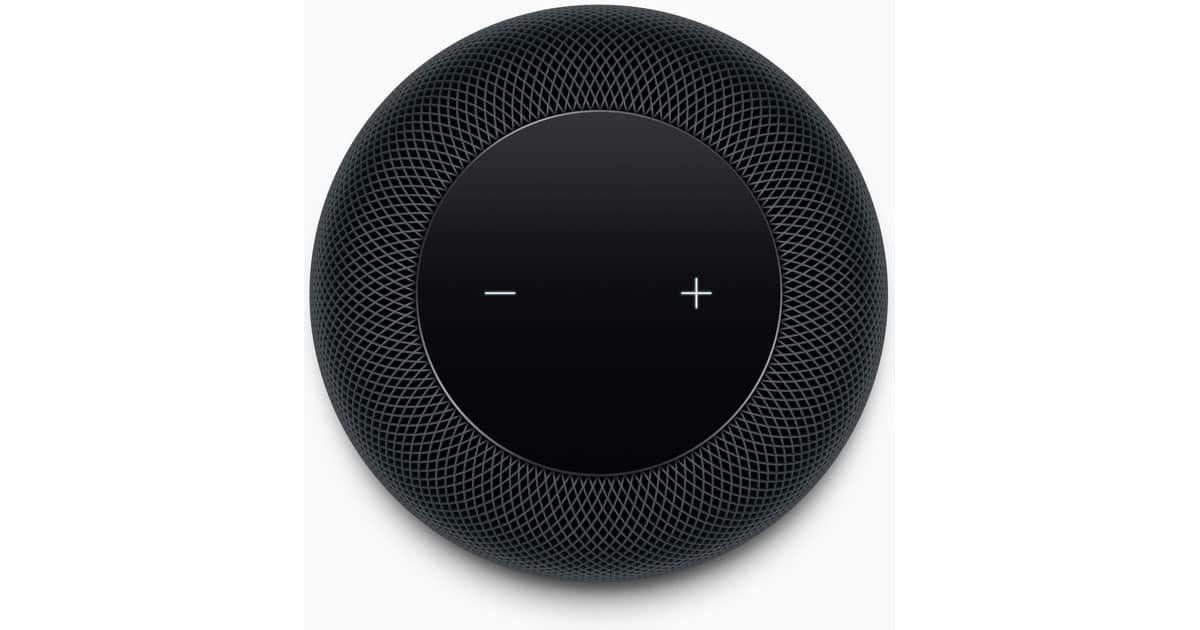 The HomePod experience could be improved with NFC, as shown here.