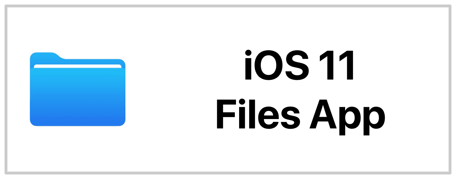 Here are all of the Apps That Support the iOS 11 Files App