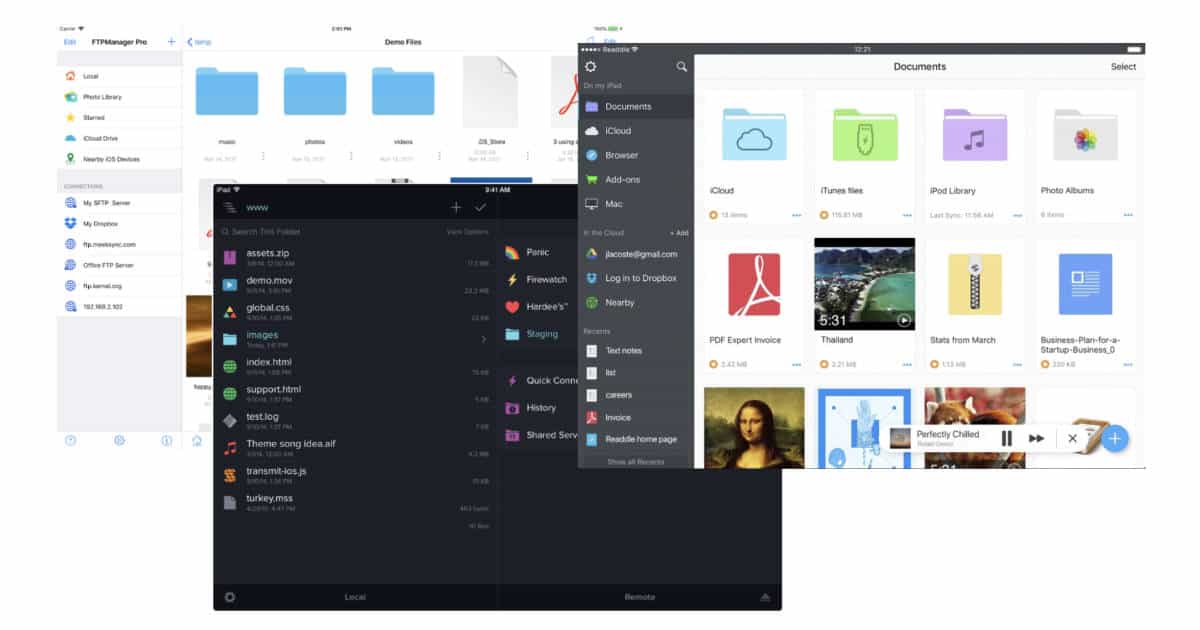 iPhone and iPad FTP client apps