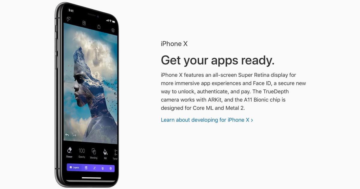 Apple's pitch to developers for iPhone X