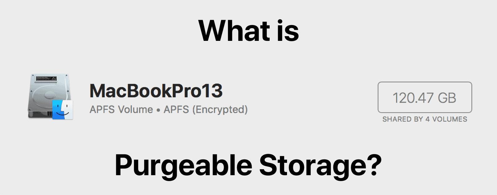 macOS: What is Purgeable Storage on Your Hard Drive?