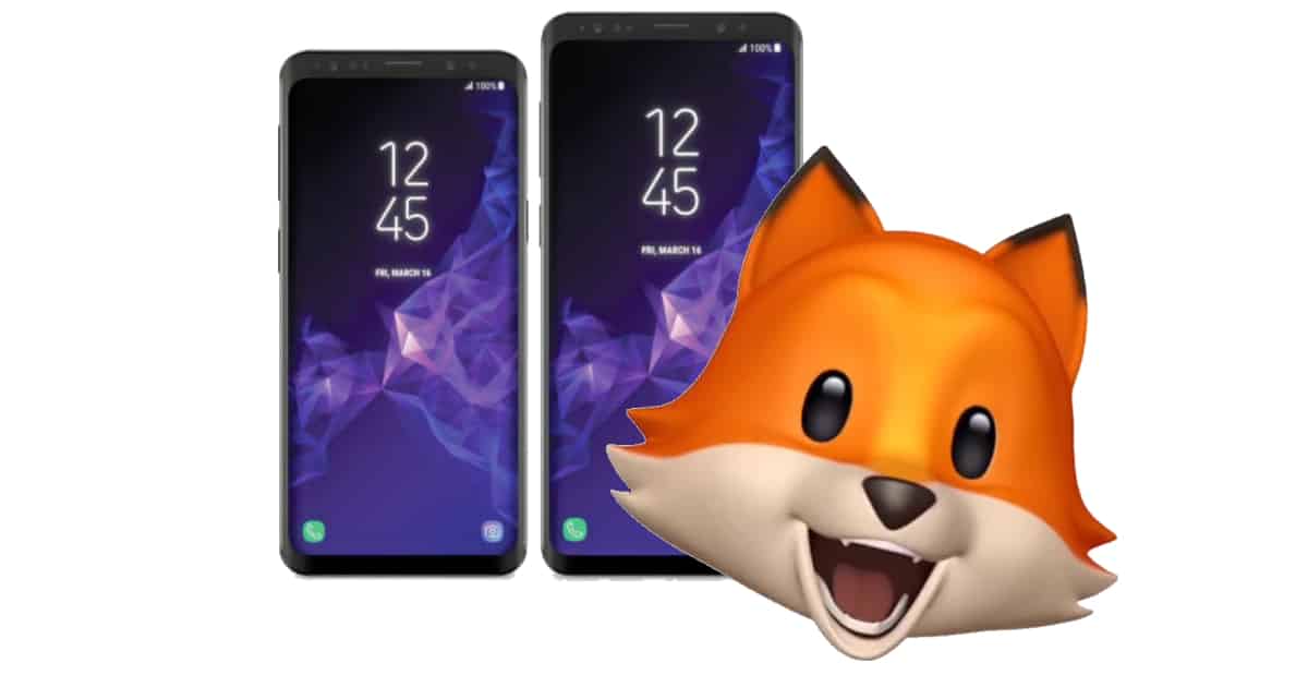 Samsung Galaxy S9 smartphone with Animoji