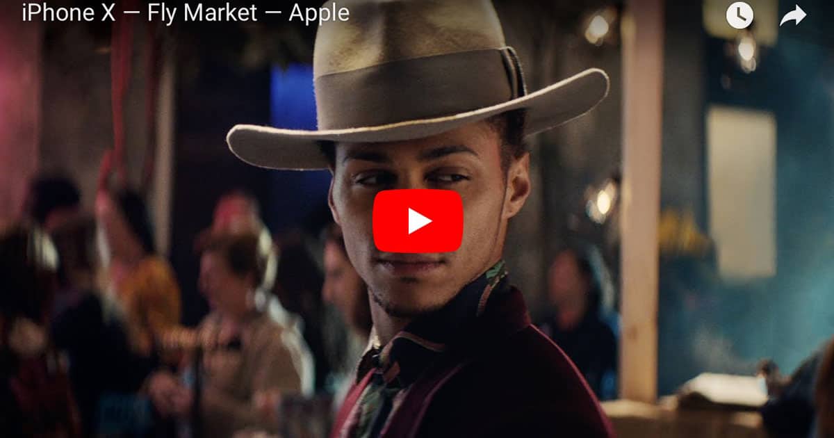 iPhone X 'Fly Market' Commercial Song, Dance, Face ID, and Apple Pay