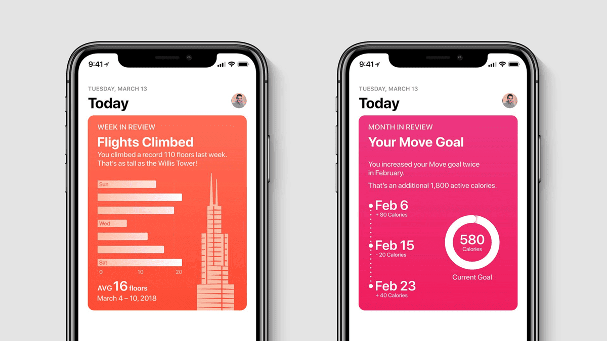 An Apple Health Concept Imagines a Motivational Health App
