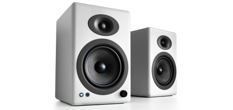 Audioengine A5+ Wireless Speakers in Hi-Gloss White