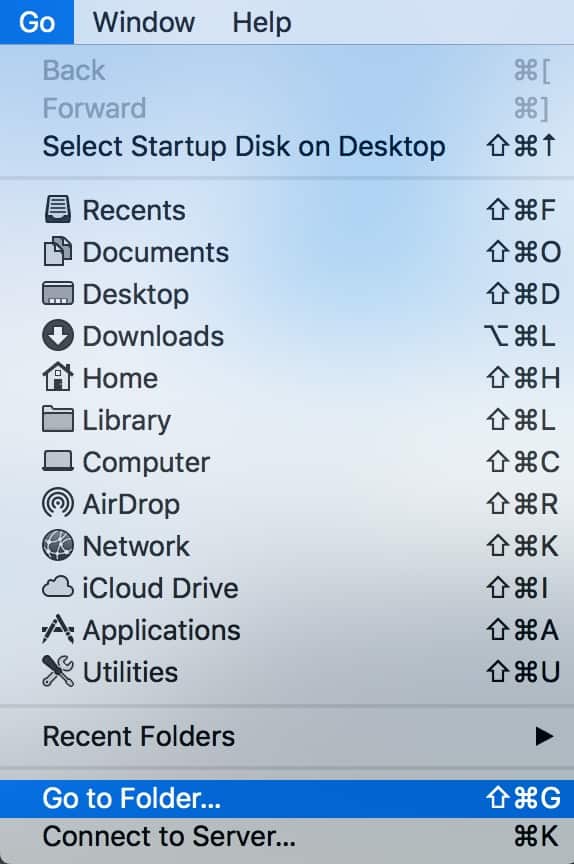 Go to Folder option in Finder helps you get into Mac folders you usually can't see