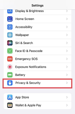 Tap privacy and security